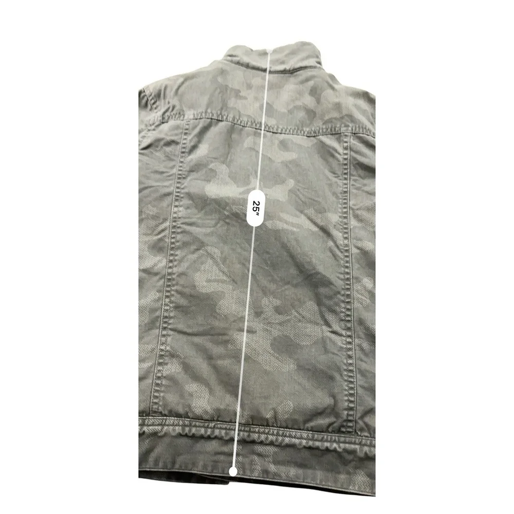Cat & Jack Jacket Youth Size L (12-14) Green Camo Full Zip Hoodie Fleece‎ Lined